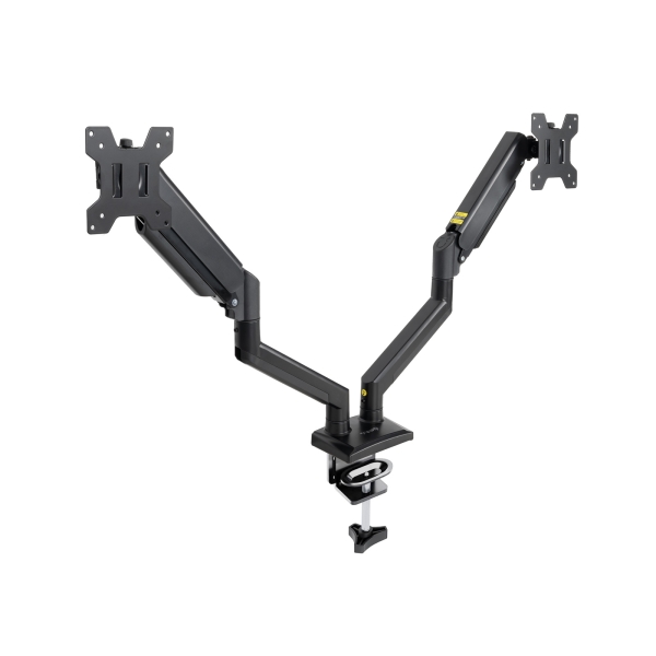 Tooq Soporte De Mesa Con Brazos Articulados Para 2 Monitores De 13