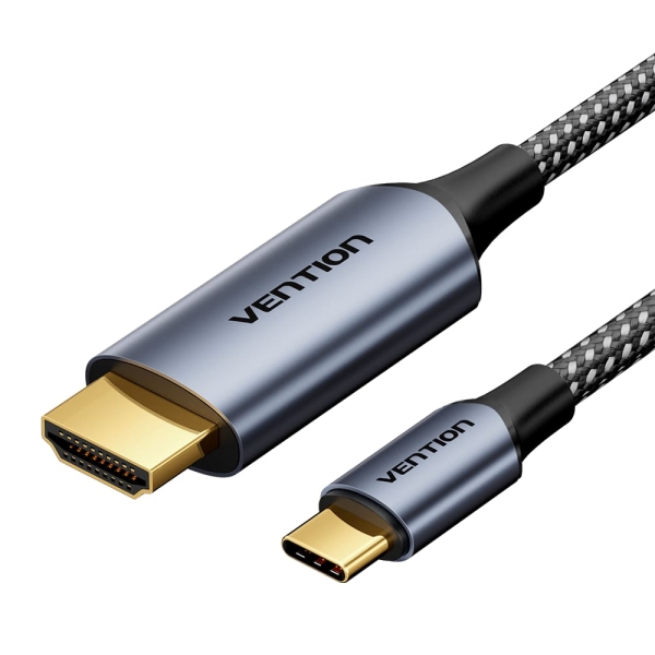 Vention Cable Usb-C A Hdmi 4K - 1M - Trenzado - Color Gris