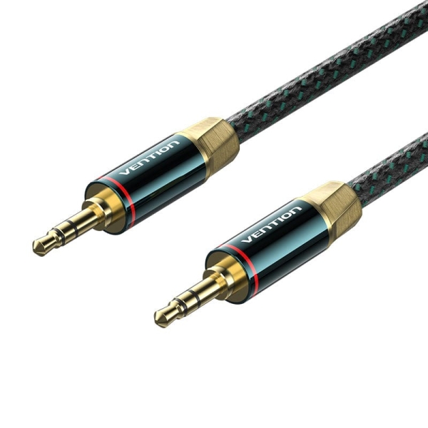 Vention Cable Jack 3.5 Macho A Jack 3.5 Macho - 10M - Trenzado - Color Verde