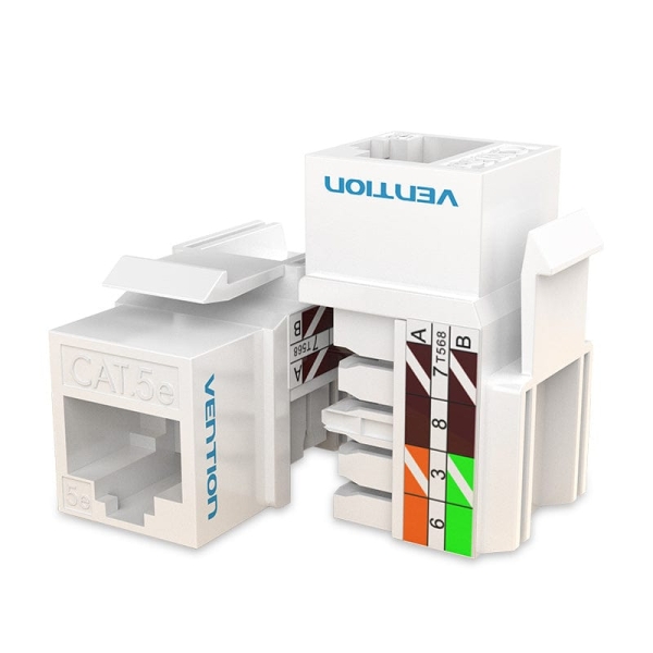 Vention Conector Para Cable De Red Rj45 Cat.6 Utp - Color Blanco