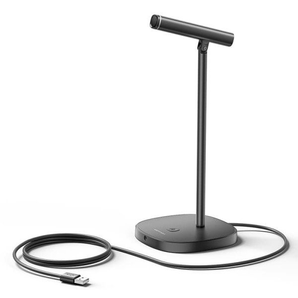 Vention Microfono De Escritorio - Cancelacion De Ruido - Usb 2M - Color Negro