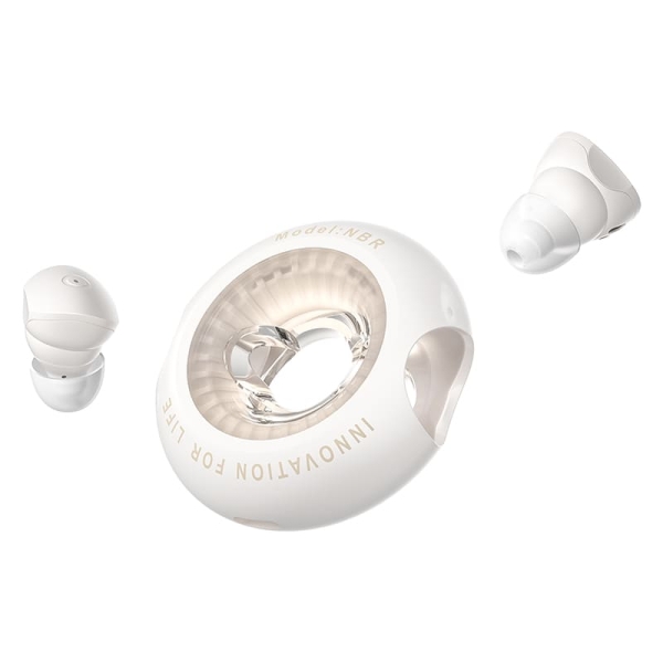 Vention Tiny T17 Auriculares Bluetooth 5.3 Con Estuche De Carga - True Wireless - 6H Autonomia - Led - Color Beige