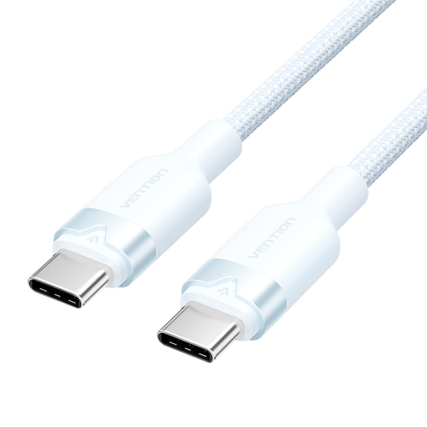 Vention Cable Usb-C A Usb-C 3A 60W - 2M - Trenzado - Color Azul