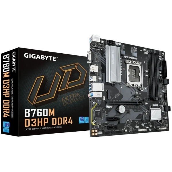 Gigabyte B760M D3Hp Placa Base Intel Lga1700 4X Ddr4 - M.2, Sata, Pcie3.0, Hdmi, Displayport, Usb 3.2 - Microatx