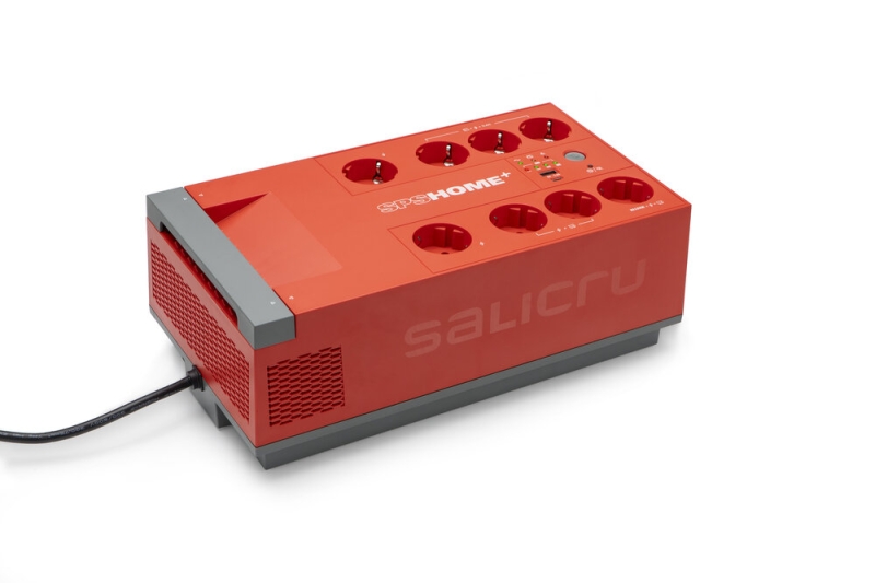Salicru Sps 1000 Home+ Sistema De Alimentacion Ininterrumpida - Sai/Ups - 1000 Va - Line Interactive Multibase - Color Rojo