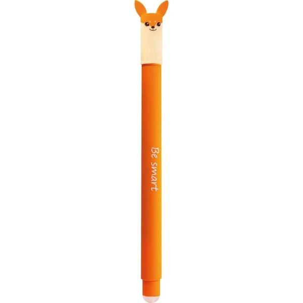 Eberhard Faber Animal Erase It! Boligrafo Borrable Tinta Gel Azul - Trazo 0.7Mm - Tacto Soft - Diseño Zorro