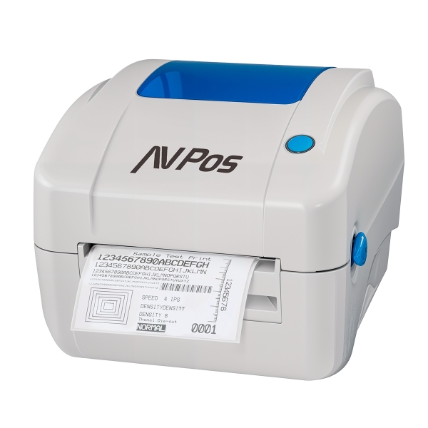 Avpos E49 Impresora Termica Etiquetas - Velocidad 102Mm/S - Resolucion 300 Dpi - Usb Y Lan - Color Gris