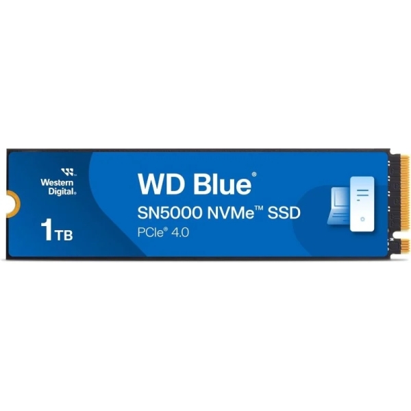 Wd Blue Sn5000 Disco Duro Solido Ssd 1Tb M2 Pci Express 4.0 Nvme Gen4  Tcl 3D Nand