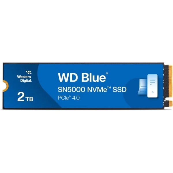 Wd Blue Sn5000 Disco Duro Solido Ssd 2Tb M2 Pci Express 4.0 Nvme Gen4 Tcl 3D Nand