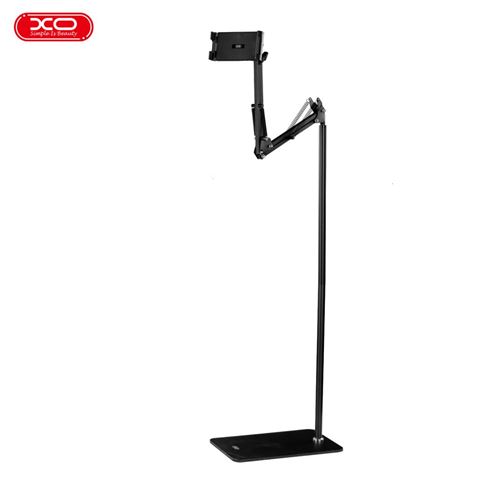 Xo C137 Soporte De Suelo Para Smartphone Y Tablet - Ajustable - Color Negro