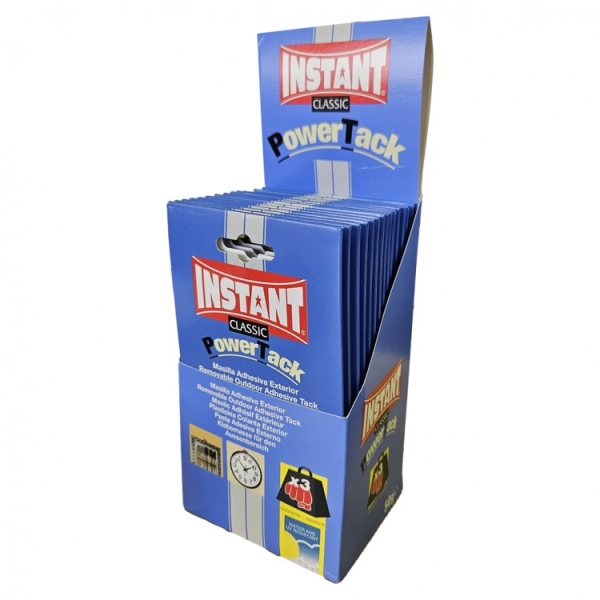 Instant Power Tack Classic Pack De Masilla Adhesiva 50Gr - Apta Para Uso Exterior - Resistente A Los Rayos Ultravioleta Del Sol Y La Lluvia