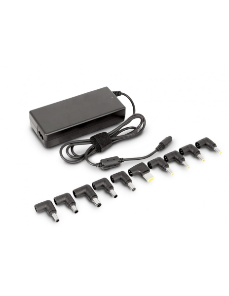 Urban Factory Cargador Universal Para Portatil 90W - Color Negro