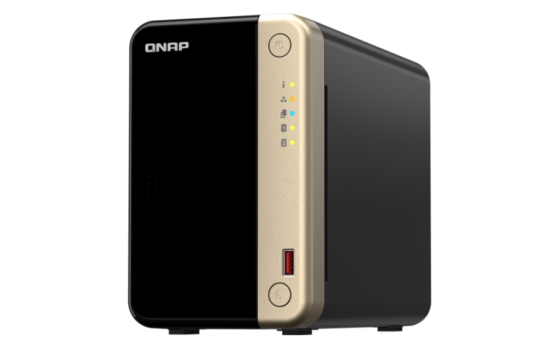 Qnap Ts-264-8G Nas Torre Procesador Intel Celeron N4505 - Memoria 8Gb - 2 Bahias 2.5