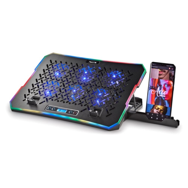 Ngs Herostand Base De Refrigeracion Para Portatil Hasta 15.6