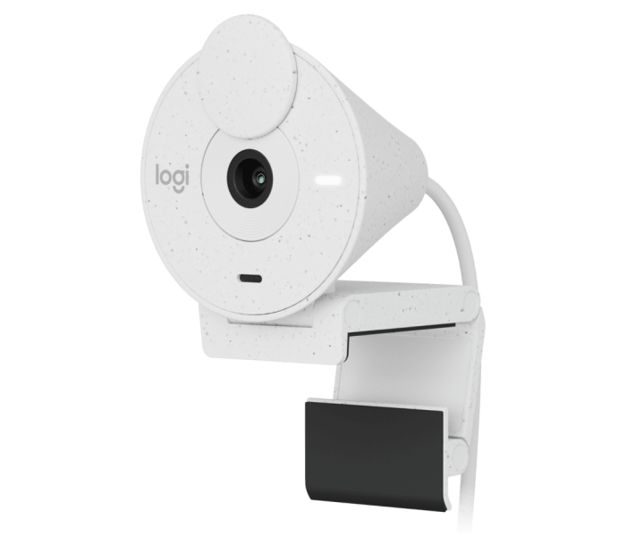 Logitech Brio 300 Webcam Full Hd - 2 Megapixeles - Campo Visual 70º - Color Blanco Crudo
