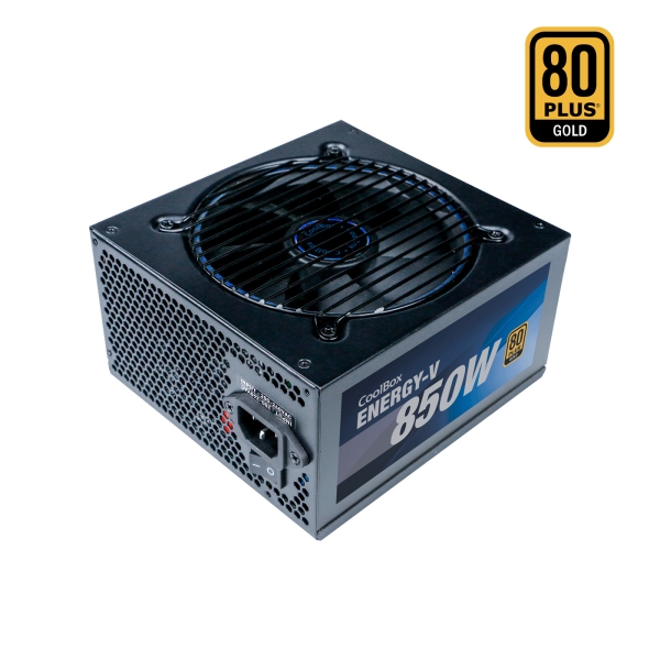 Coolbox Energy-V Fuente De Alimentacion 850W Atx V3.1 - Modular Fullrange - Ventilador 120Mm - 80+ Gold