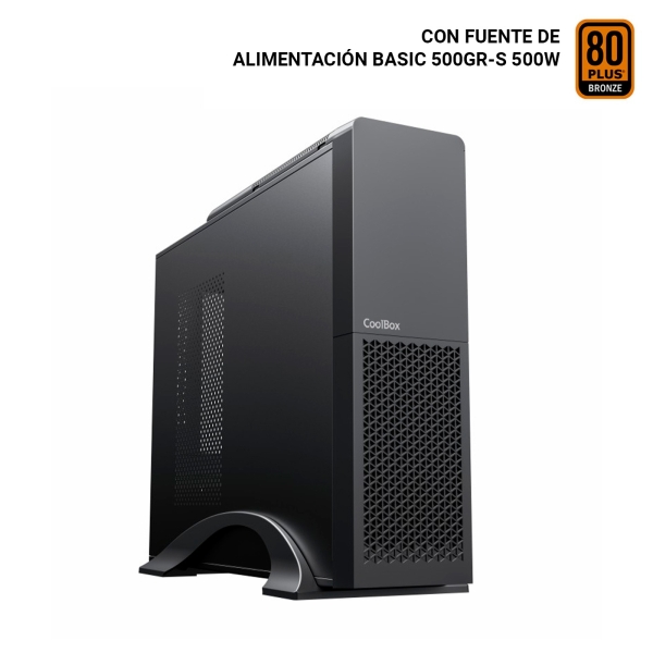 Coolbox T313 Slim Caja Torre Micro Atx, Mini Itx - Tamaño Hdd 2.5