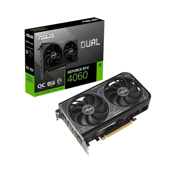 Asus Dual Geforce Rtx 4060 Evo V2 Oc Edition Tarjeta Grafica 8Gb Gddr6 Dlss3