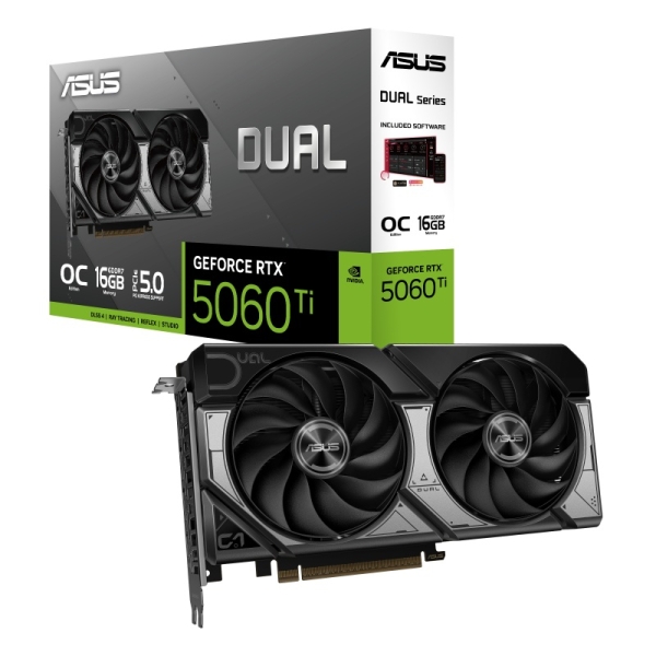 Asus Dual Geforce Rtx 5060 Ti Oc Edition Tarjeta Grafica 16Gb Gddr7