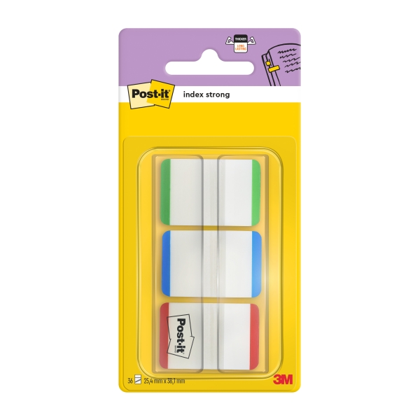 Post-It Index Dispensador Con 66 Marcadores Reposicionables - Forma Rectangular - Colores Surtidos