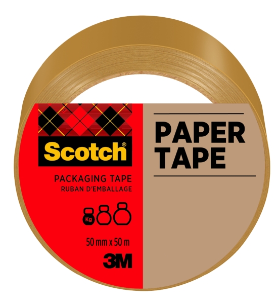 Scotch Cinta Adhesiva De Papel - 50Mm X 5M - Color Marron