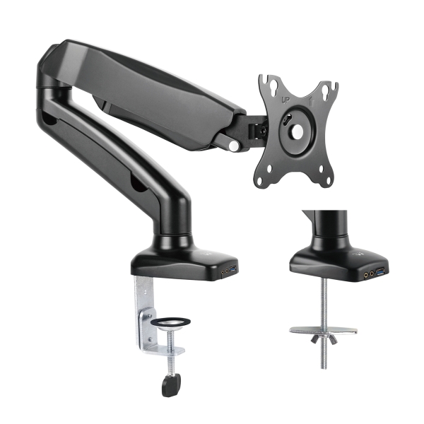 Ewent Soporte De Mesa Con Brazo Articulado Para Monitor Hasta 34