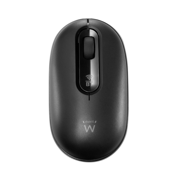 Ewent Raton Inalambrico - 1200Dpi - Receptor Usb-A De 2.4Ghz- Bluetooth 5.1 - Plug And Play - 4 Botones - Ambidiestro - Color Negro
