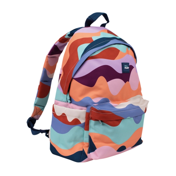 Milan The Fun Mochila Escolar Clasica 22L - Compartimento Interior Para Portatil - 2 Cremalleras - 41X30X18Cm - Multicolor