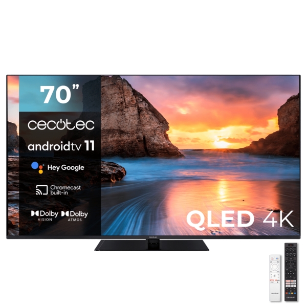 Cecotec V1+ Series Vqu11070Z+S Televisor Smart Tv De 70