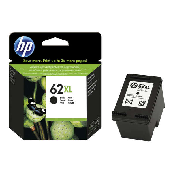 Hp 62Xl Negro Cartucho De Tinta Original - C2P05Ae