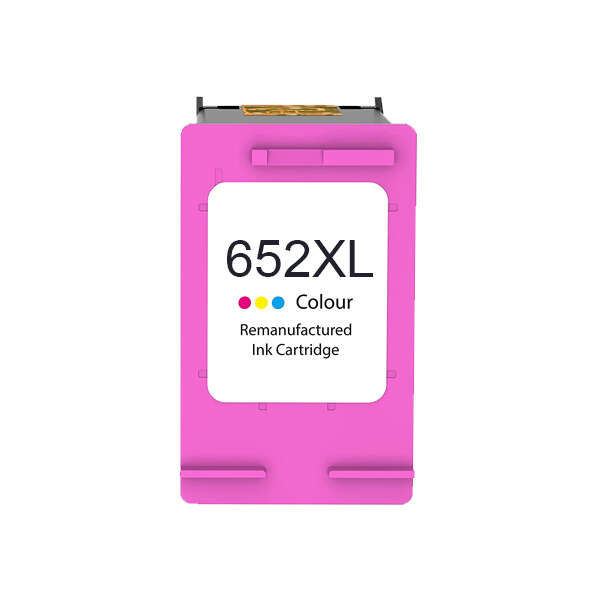 Hp 652Xl Color Cartucho De Tinta Remanufacturado - Reemplaza F6V24Ae