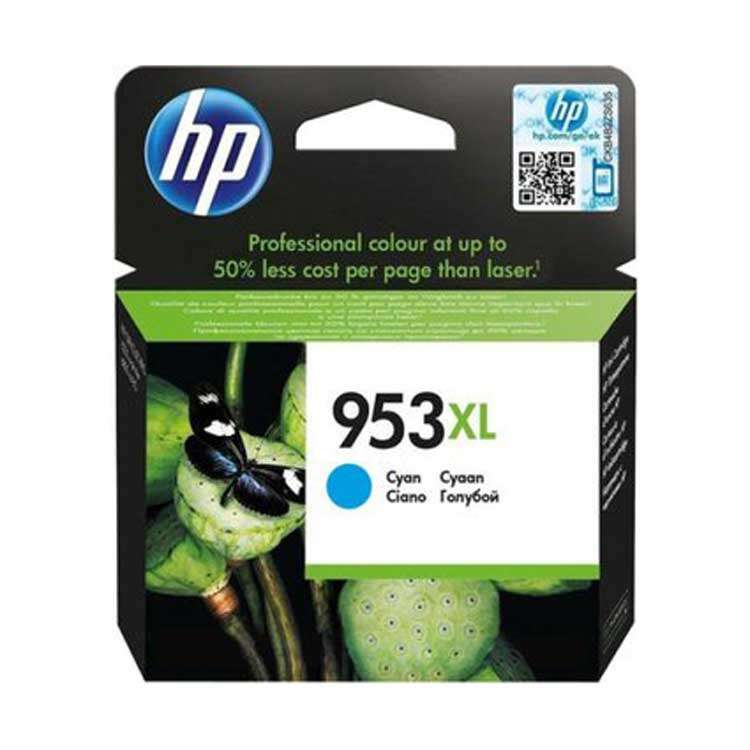 Hp 953Xl Cyan Cartucho De Tinta Original - F6U16Ae