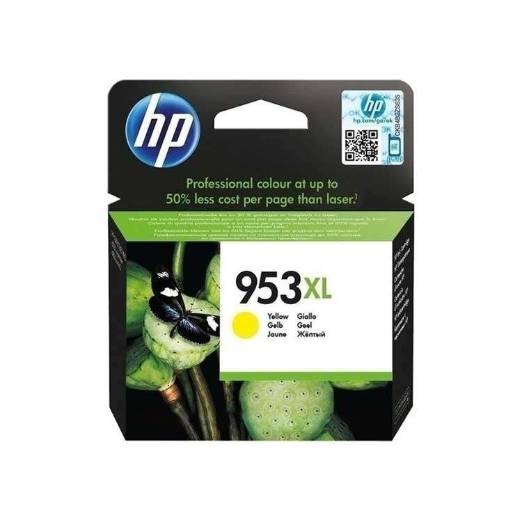 Hp 953Xl Amarillo Cartucho De Tinta Original - F6U18Ae