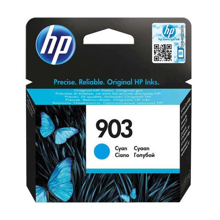 Hp 903 Cyan Cartucho De Tinta Original - T6L87Ae