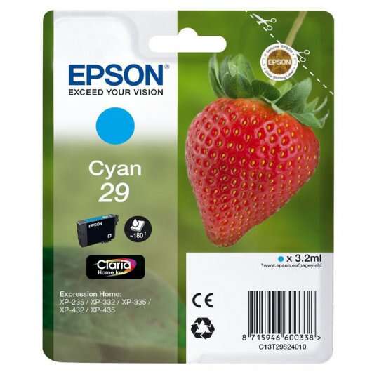 Epson T2982 (29) Cyan Cartucho De Tinta Original - C13T29824012