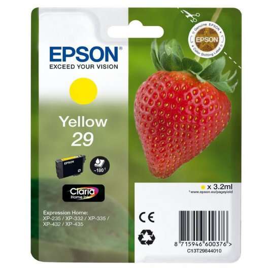 Epson T2984 (29) Amarillo Cartucho De Tinta Original - C13T29844012