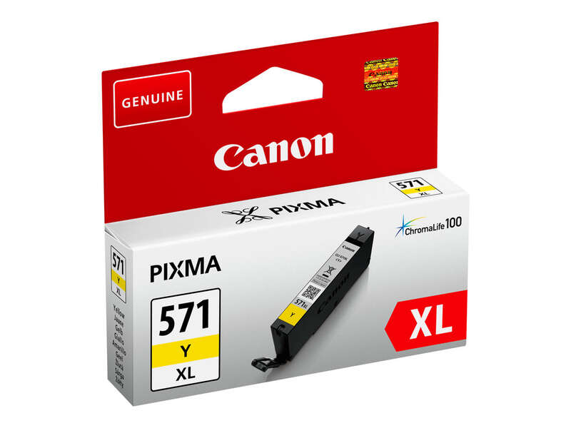 Canon Cli571Xl Amarillo Cartucho De Tinta Original - 0334C001