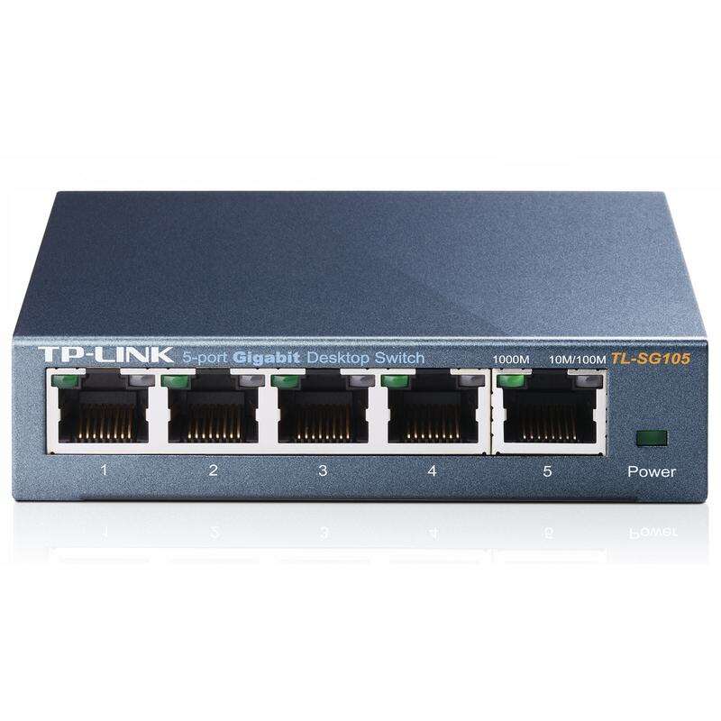 Tp-Link Tl-Sg105 Switch 5 Puertos 10/100/1000 Mbps