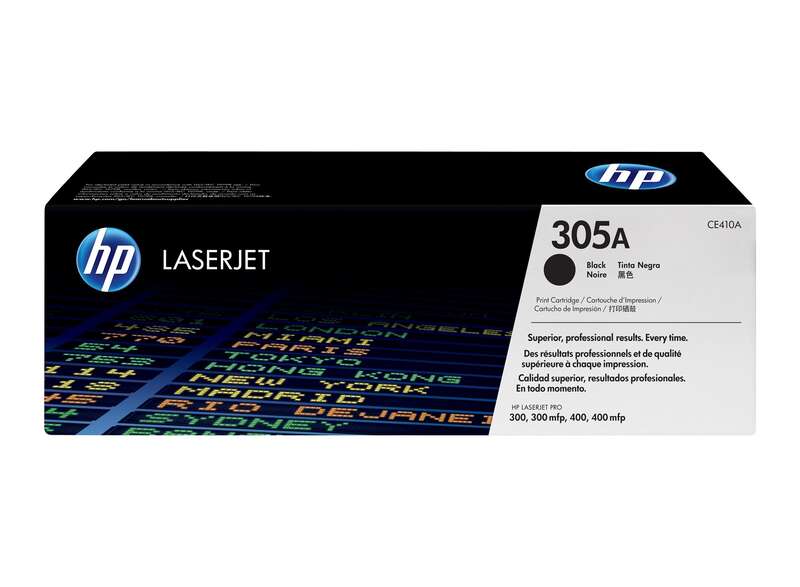 Hp Ce410A Negro Cartucho De Toner Original - 305A