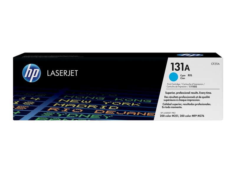 Hp Cf211A Cyan Cartucho De Toner Original - 131A