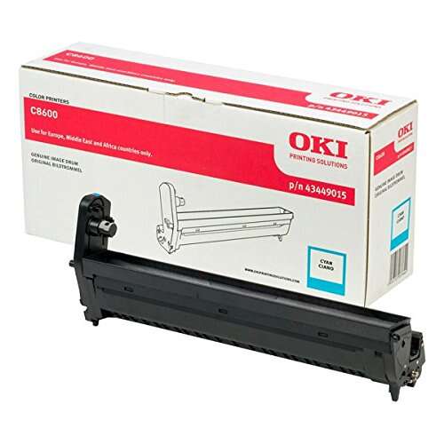 Oki C8600/C8800 Cyan Tambor De Imagen Original - 43449015 (Drum)