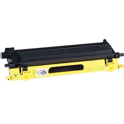 Brother Tn135/Tn130 Amarillo Cartucho De Toner Generico - Reemplaza Tn135Y/Tn130Y