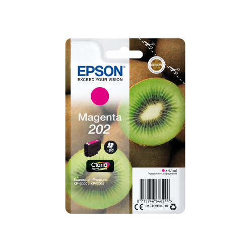 Epson 202 Magenta Cartucho De Tinta Original - C13T02F34010