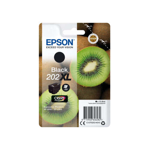 Epson 202Xl Negro Cartucho De Tinta Original - C13T02G14010