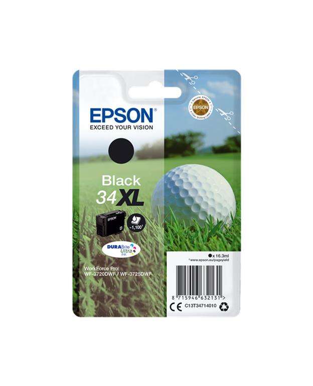 Epson T3471 (34Xl) Negro Cartucho De Tinta Original - C13T34714010