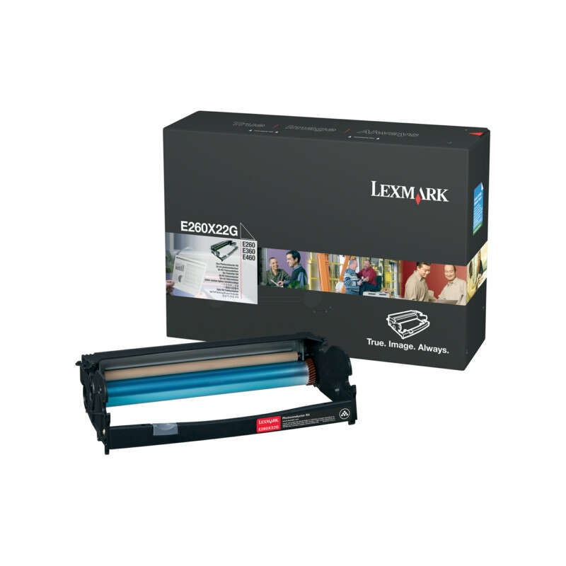 Lexmark E260/E360/E460/X264/X364/X463/X466 Tambor De Imagen Original - E260X22G (Drum)